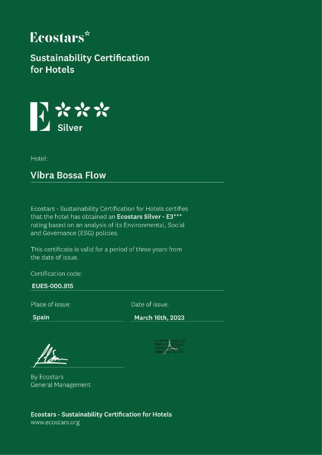 Hotel Vibra Bossa Flow - Adults Only プラヤ・デン・ボッサ エクステリア 写真